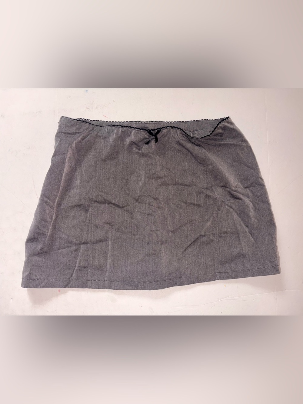 SHEIN Women's Gray Mini Skort with Black Trim size 0XL